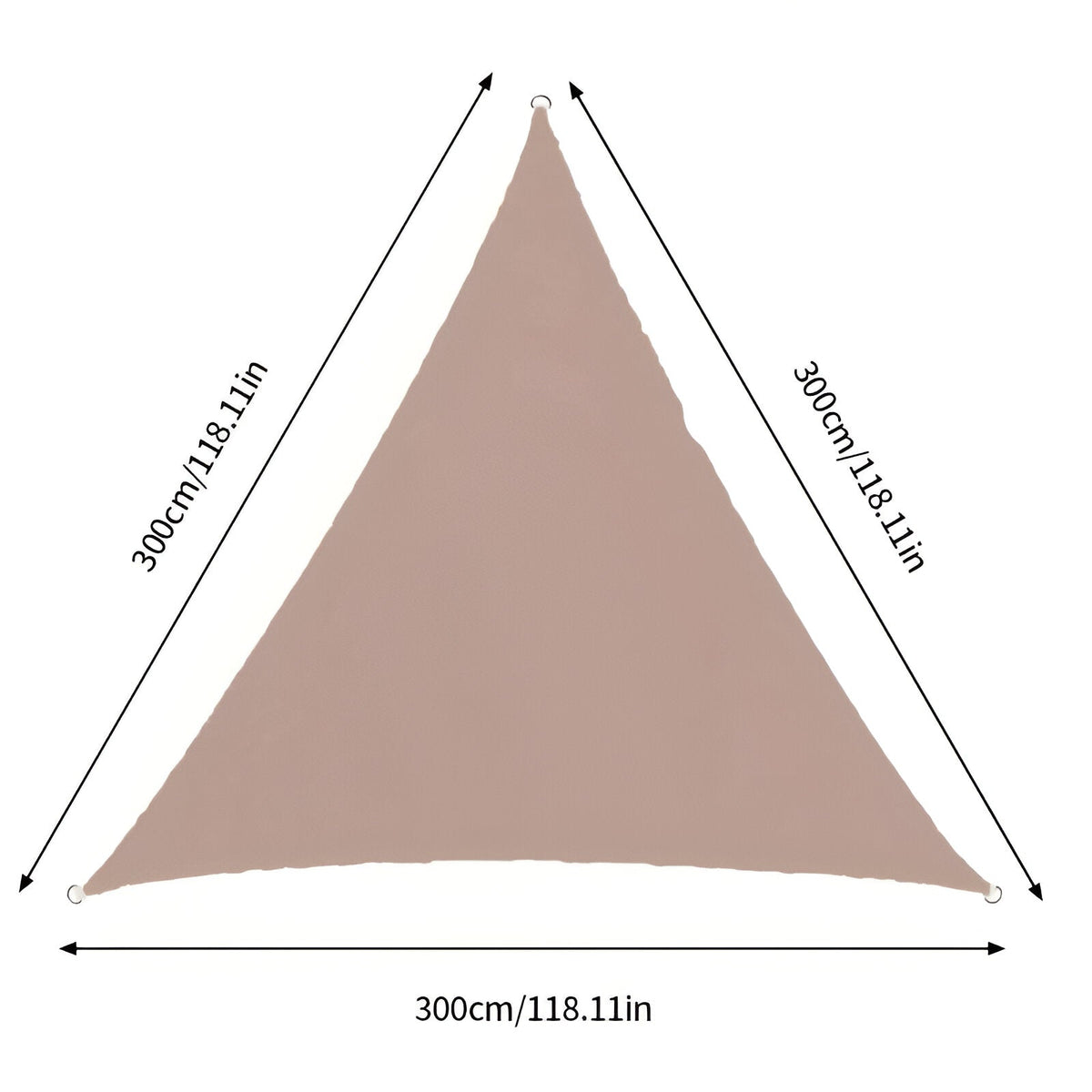 Shade Sail Triangle Waterproof UV Block Patio Cover