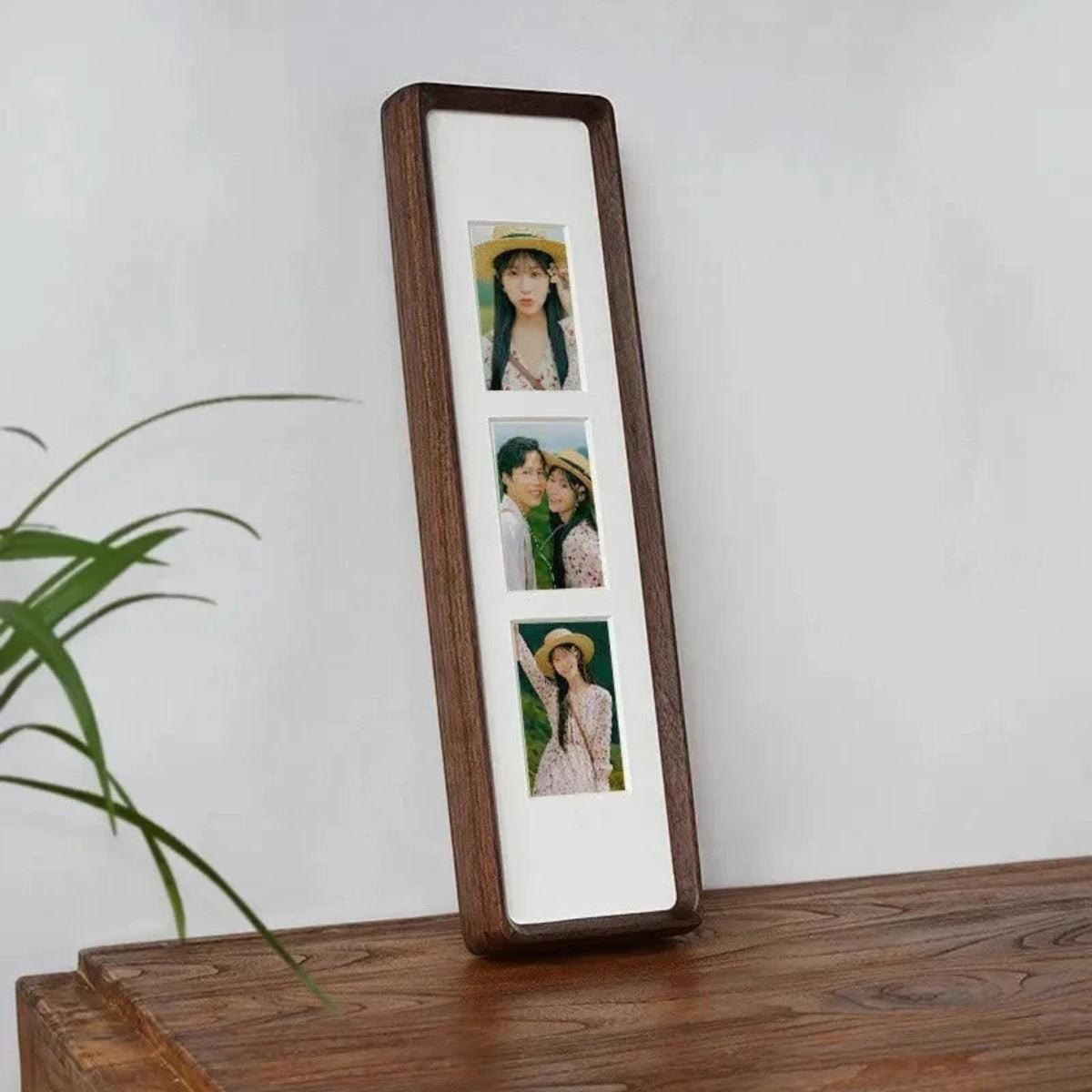 Photo Frame Wooden Multi Collage Matted Wall or Desk