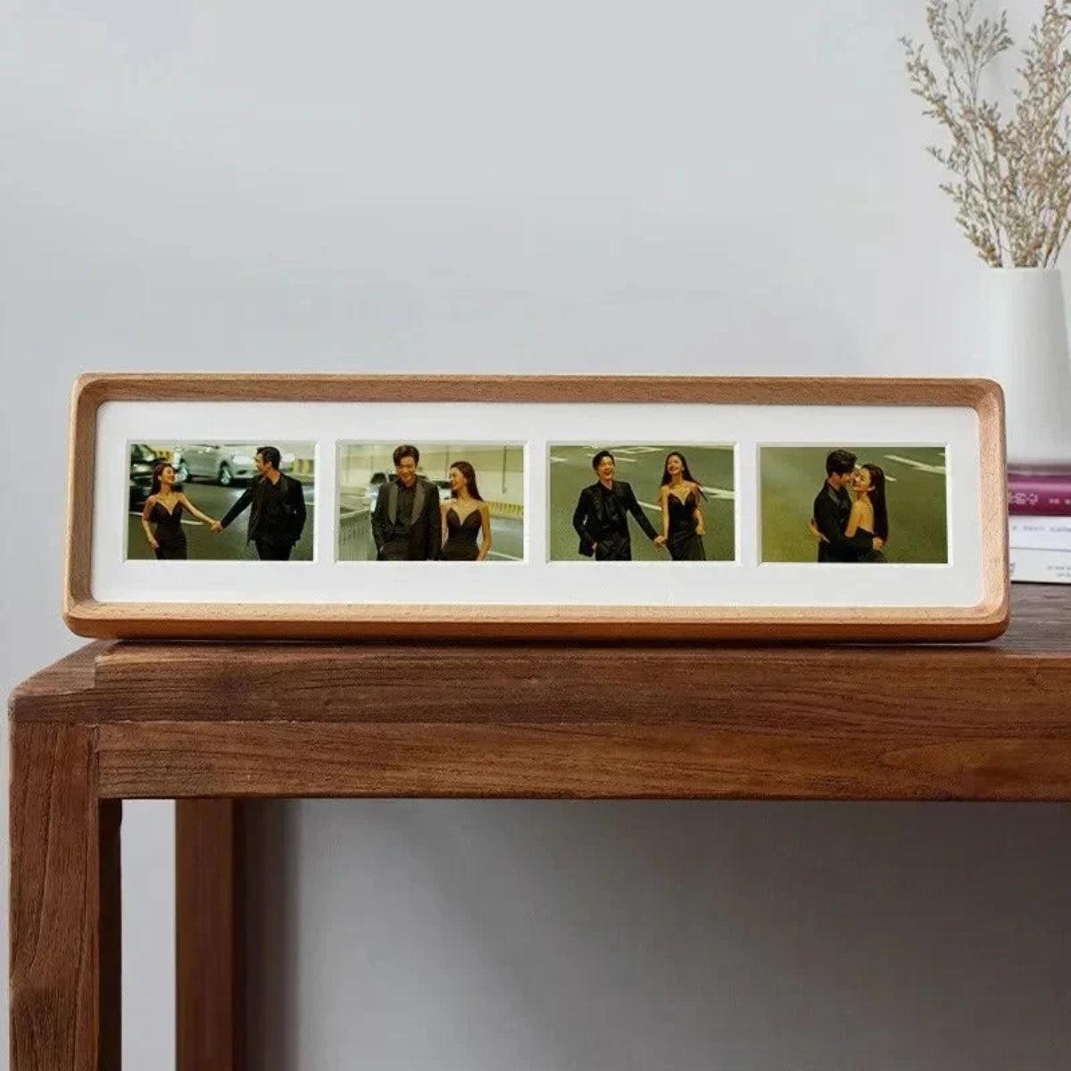 Photo Frame Wooden Multi Collage Matted Wall or Desk