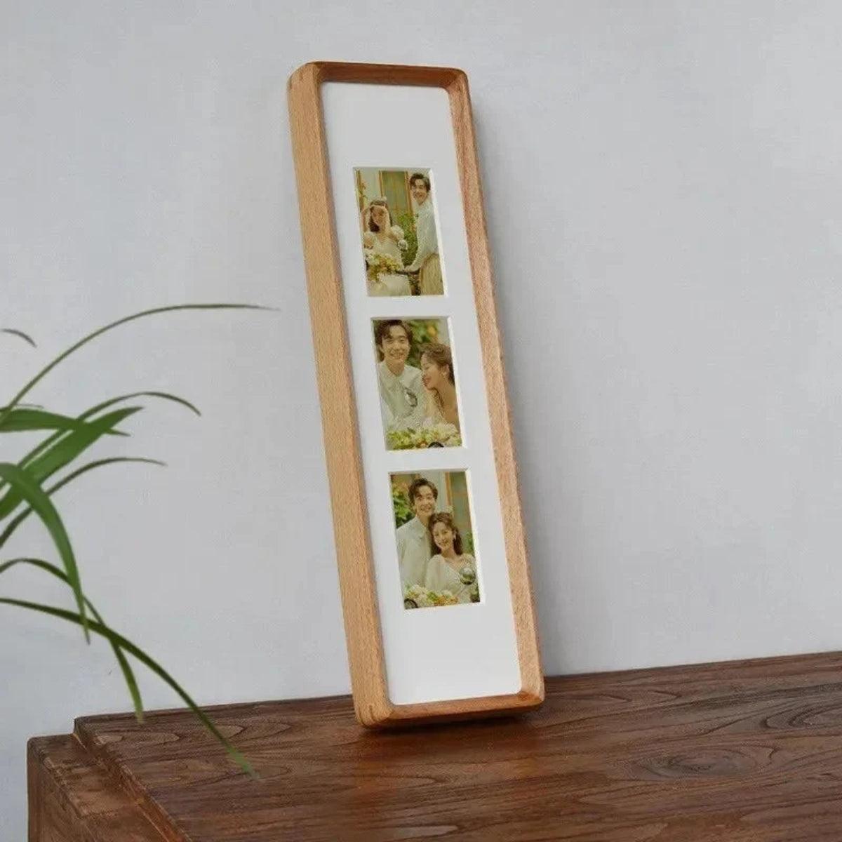 Photo Frame Wooden Multi Collage Matted Wall or Desk