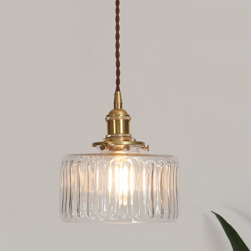Pendant Light Green Glass Adjustable Kitchen Island