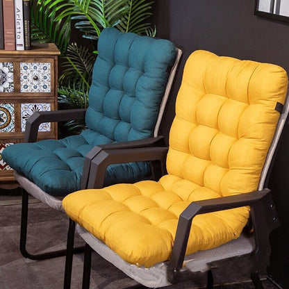 Outdoor Chair Cushion Tufted Polyester Patio Seat Pad