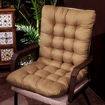 Outdoor Chair Cushion Tufted Polyester Patio Seat Pad