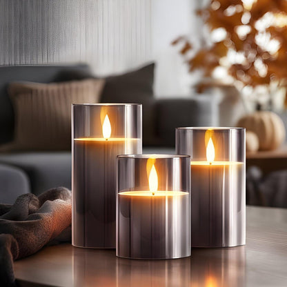 LED Candles Flameless Set Timer Remote Flickering