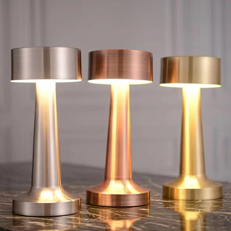 Desk Lamp Rechargeable Cordless Touch Dimmable LED