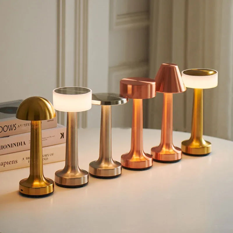 Desk Lamp Rechargeable Cordless Touch Dimmable LED
