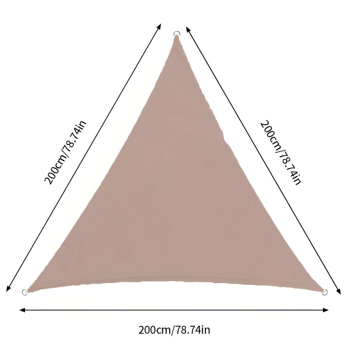 Shade Sail Triangle Waterproof UV Block Patio Cover