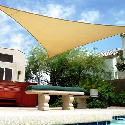 Shade Sail Triangle Waterproof UV Block Patio Cover