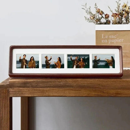Photo Frame Wooden Multi Collage Matted Wall or Desk