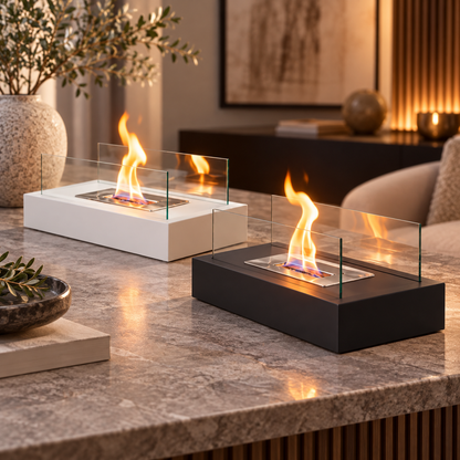 Bio Ethanol Fireplace Tabletop Indoor Outdoor Burner