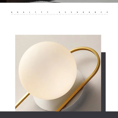 Wall Sconce Frosted Glass Ball G9 Hardwired Nordic