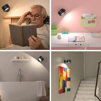 Wall Light Rechargeable LED Remote 3 Colour Dimmable