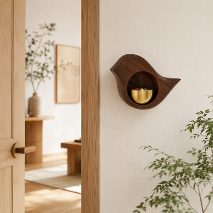 Door Chime Wooden Melody Decorative No Tools Needed