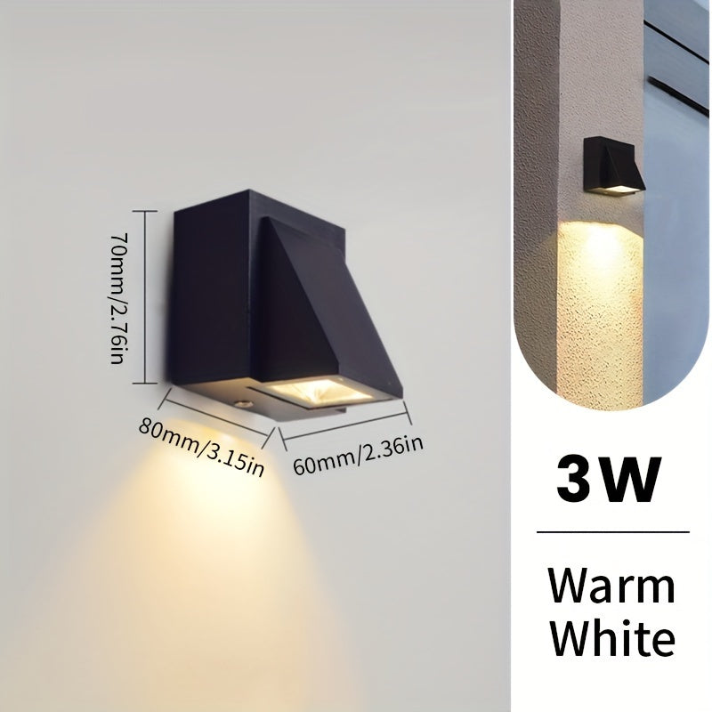 Compact 3W / 6W LED Outdoor Wall Light