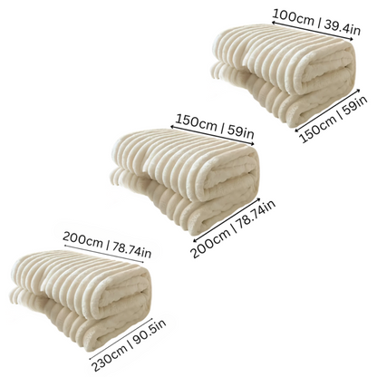 Throw Blanket Faux Fur Soft Warm Sofa and Bed
