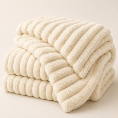 Throw Blanket Faux Fur Soft Warm Sofa and Bed