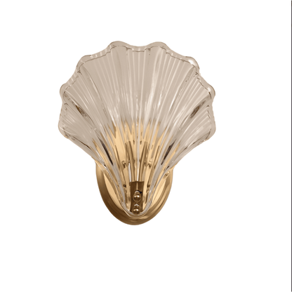 Wall Sconce Shell Glass Scallop Indoor Light