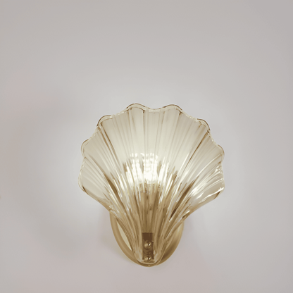 Wall Sconce Shell Glass Scallop Indoor Light