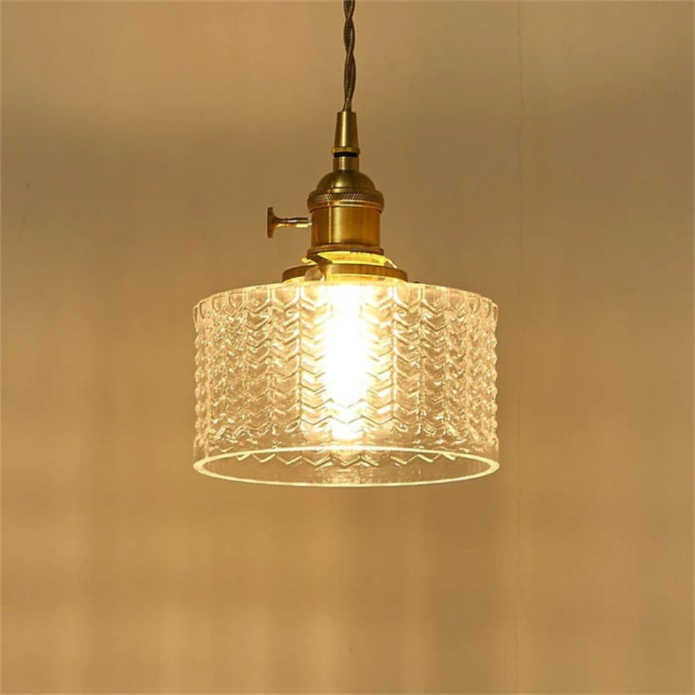 Pendant Light Green Glass Adjustable Kitchen Island