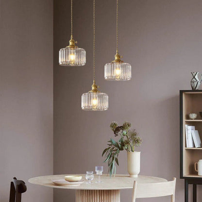 Pendant Light Green Glass Adjustable Kitchen Island
