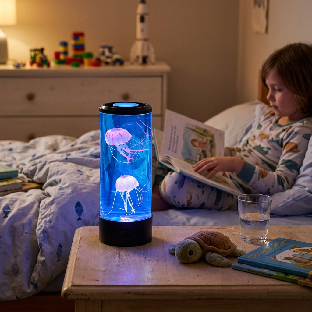 Color Changing Jellyfish Lamp USB Powered Aquarium Decor