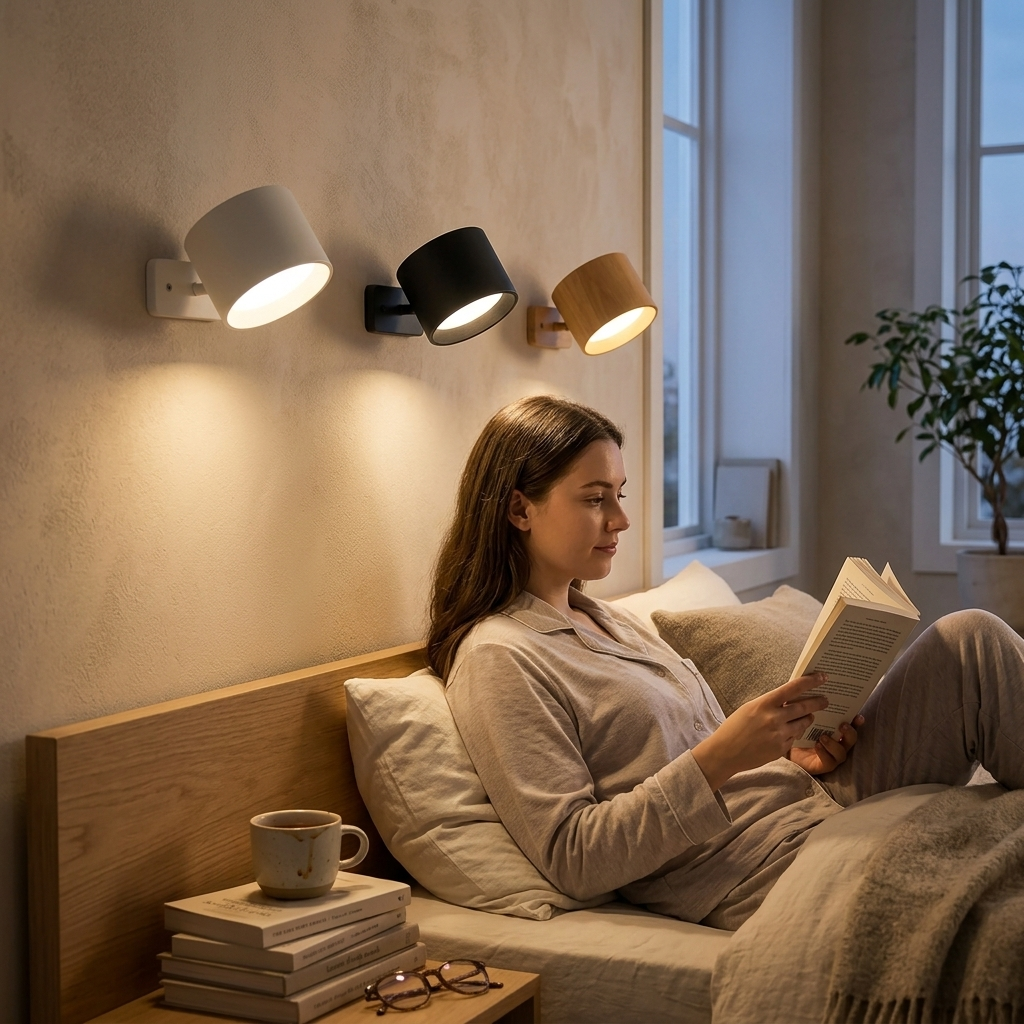 Magnetic Rechargeable Wall Light Adjustable Wireless Sleek