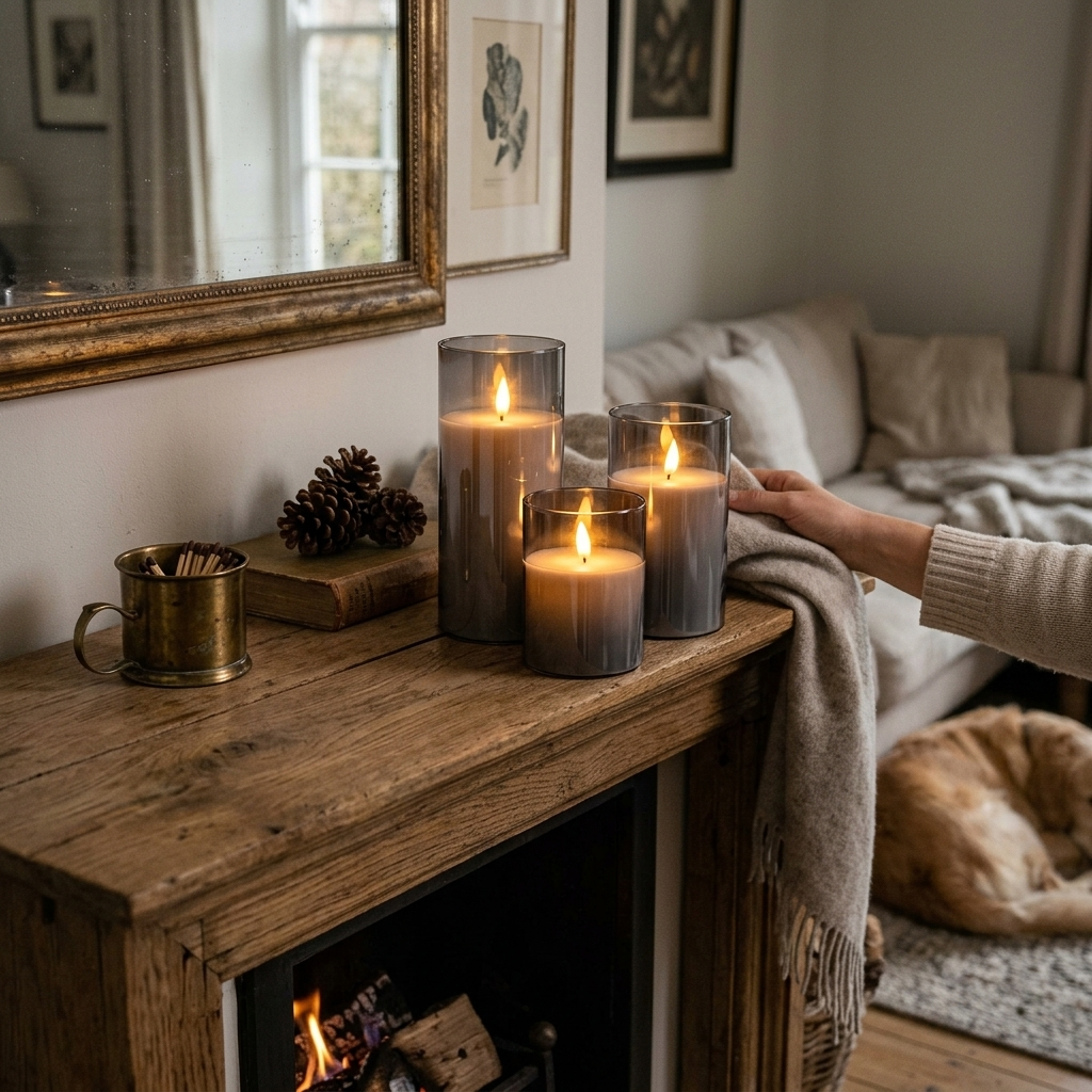 Flameless LED Candle Set with Timer