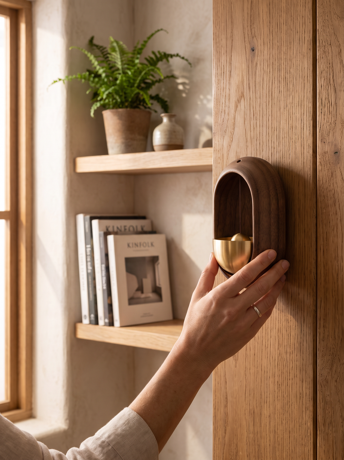 Wooden Melody Door Chime Hang It In Seconds