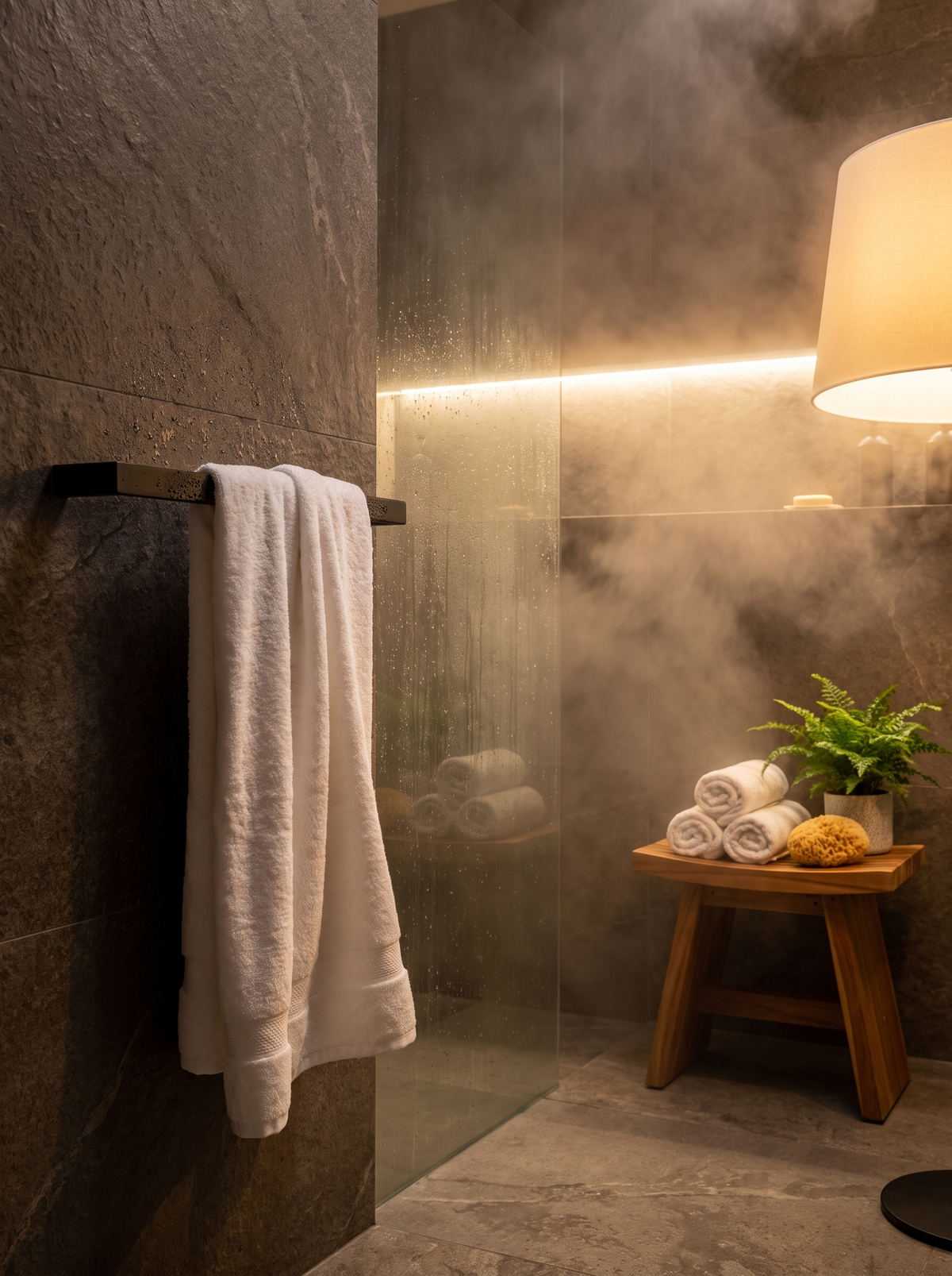 Aluminium Wall Mounted Towel Bar Made For Steamy Bathrooms