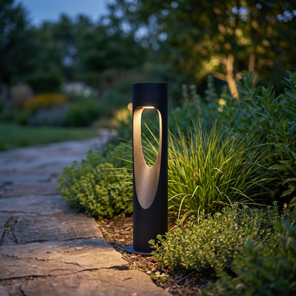 Outdoor LED Floor Lamp styled in a home
