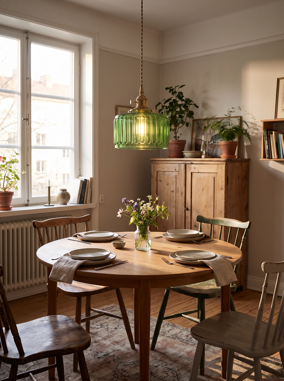 Green Glass Pendant Light Hang It At Your Height
