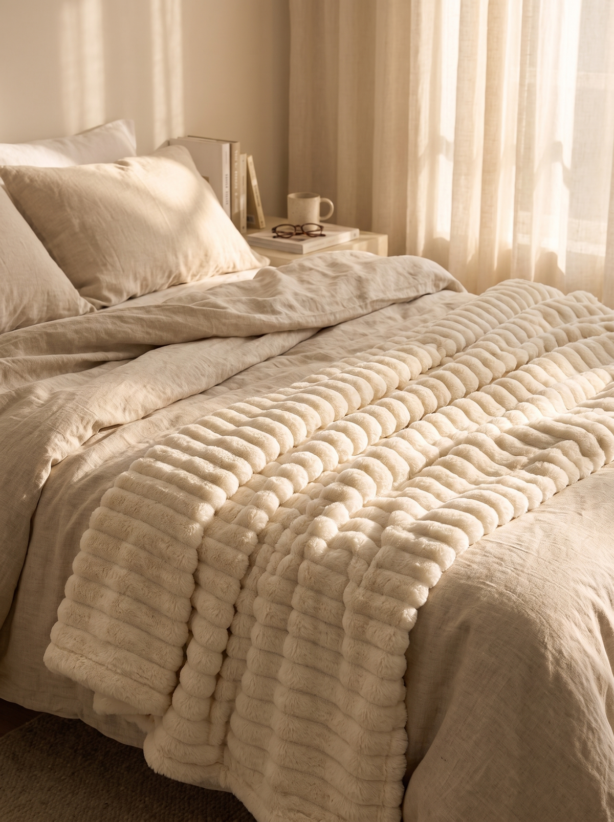 Faux Fur Plush Throw Blanket A Size For Every Snuggle