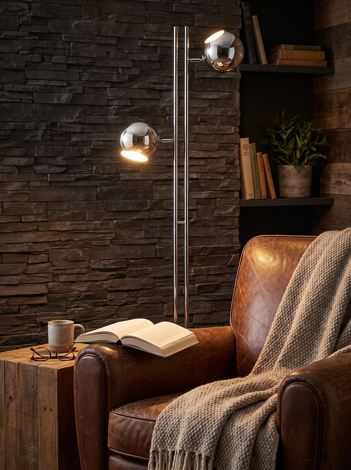 Dual Head Arch Floor Lamp Your Own Reading Nook