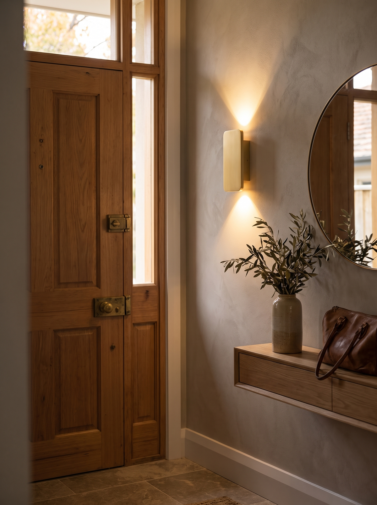 Modern Square Wall Lamp A Welcome At The Door