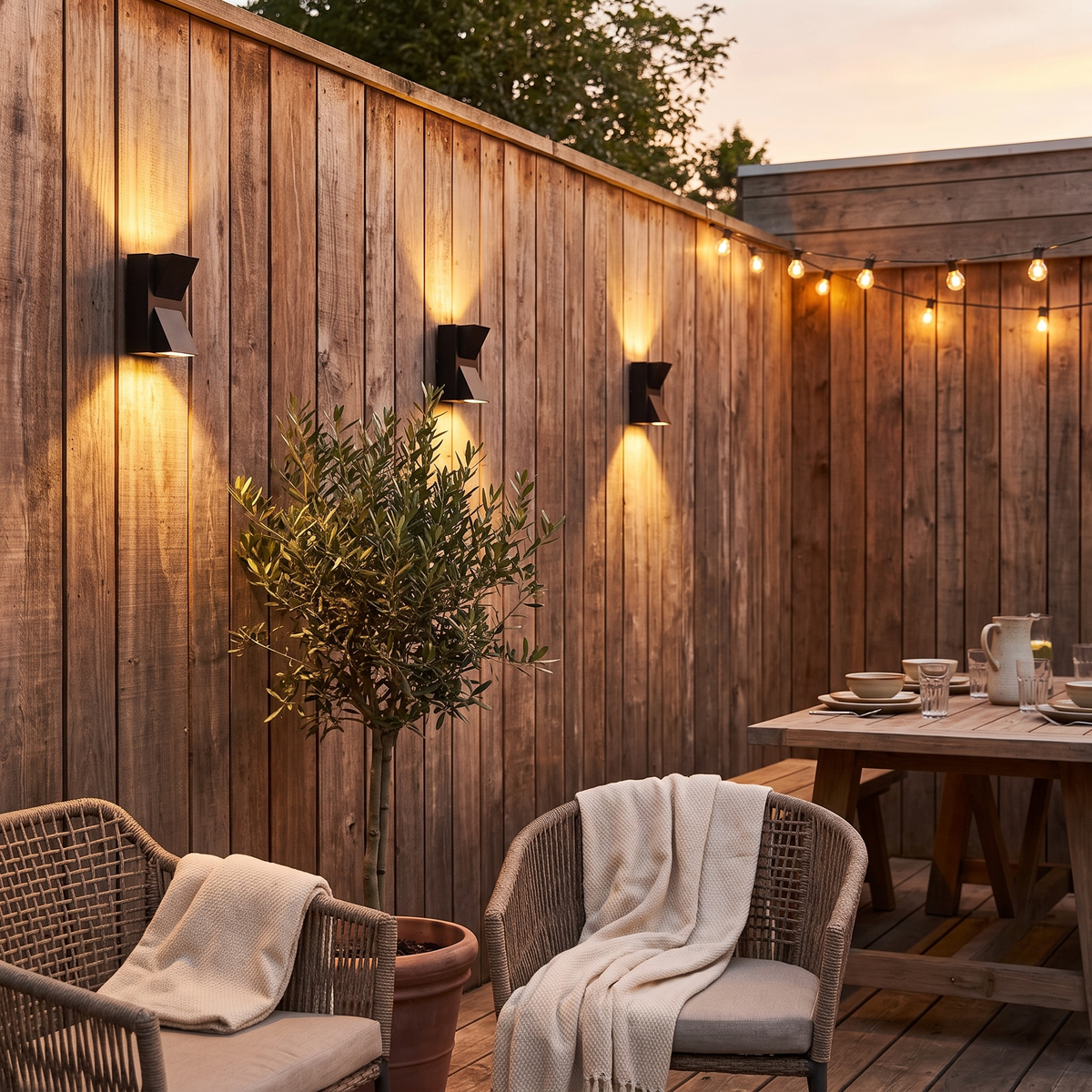 Modern LED Outdoor Wall Light 3W/6W