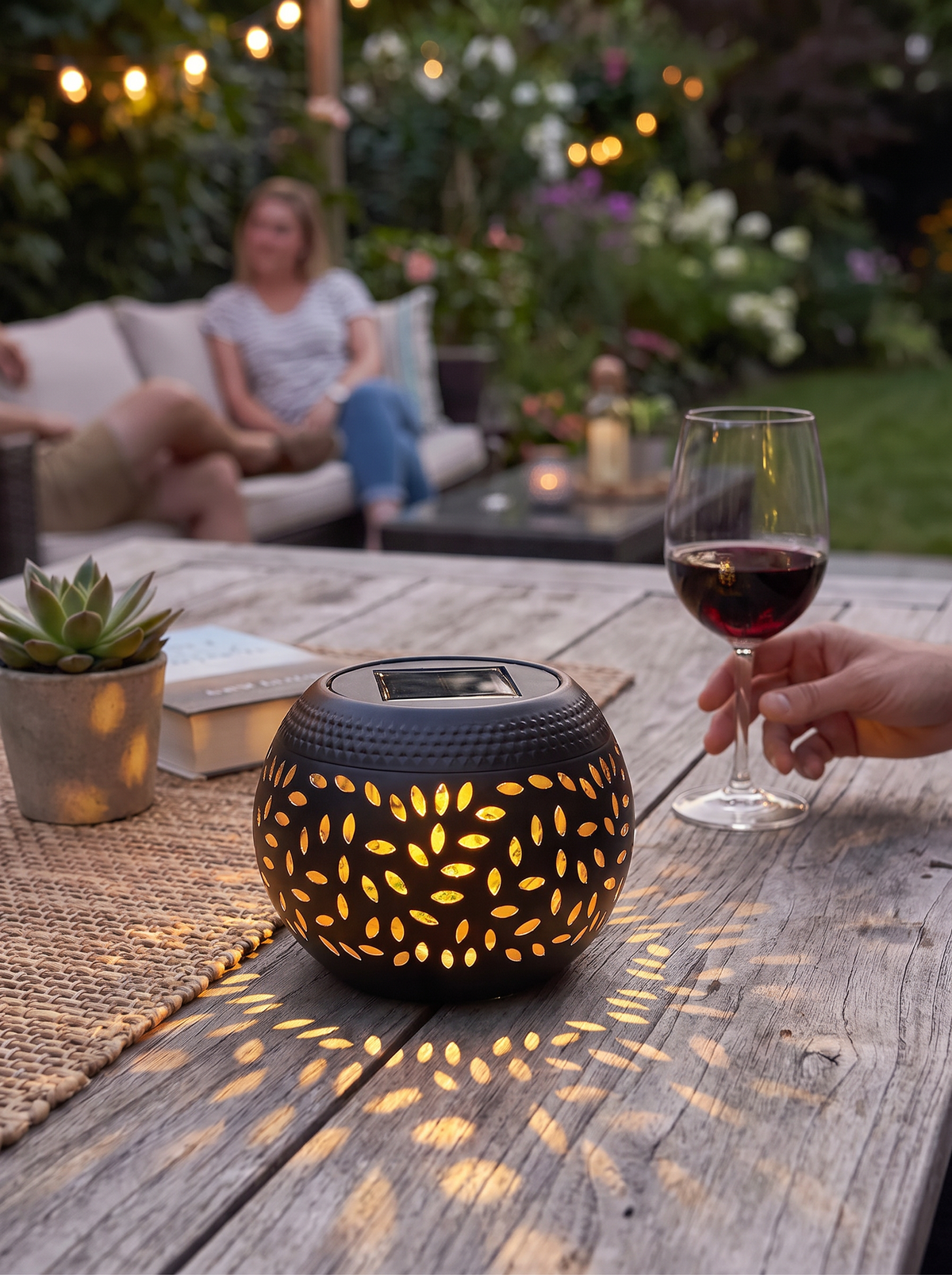 Lumopattern Solar Garden Lantern lifestyle image 2