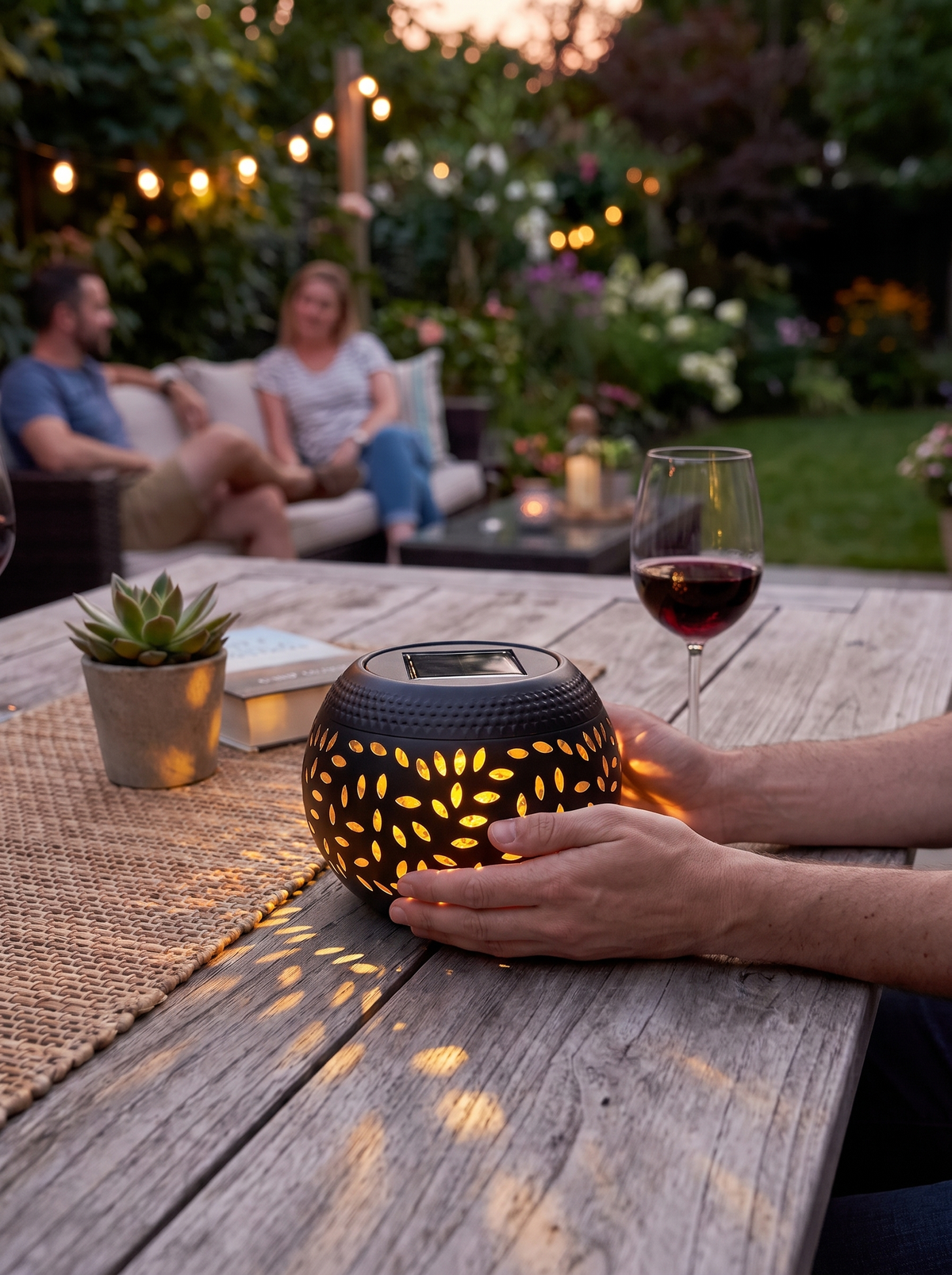 Lumopattern Solar Garden Lantern lifestyle image 1