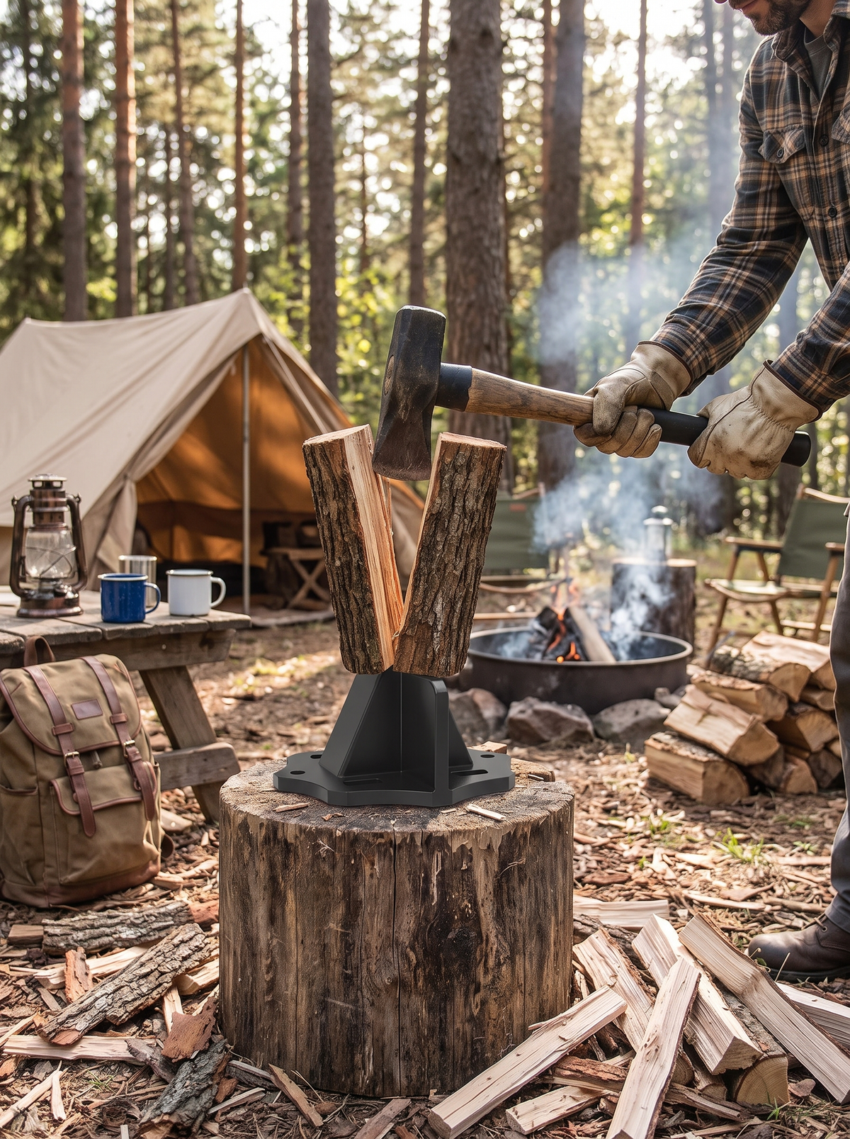 KindlePro Carbon Steel Kindling Splitter lifestyle image 3