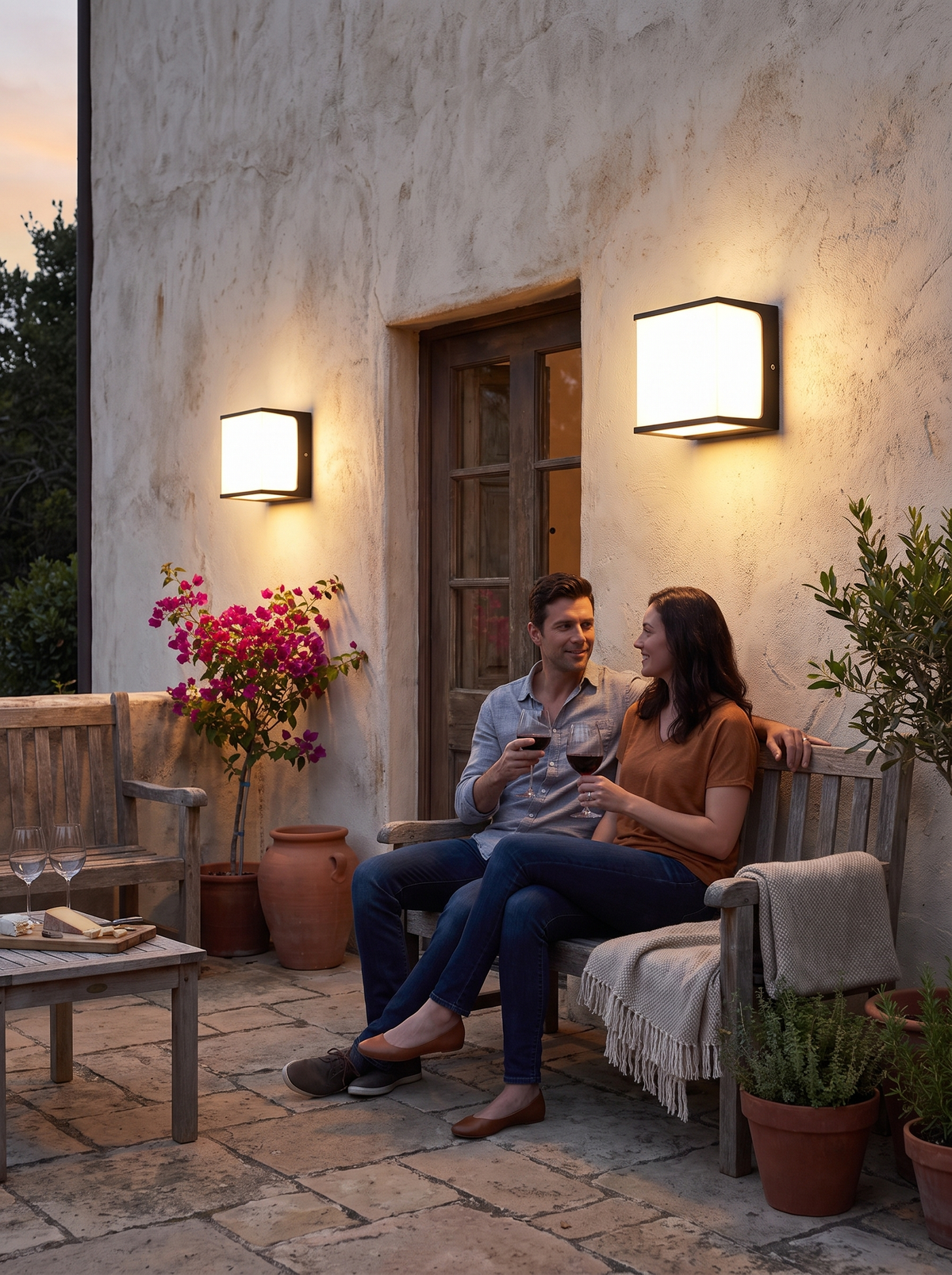 AeroCube LED Outdoor Wall Light lifestyle image 2