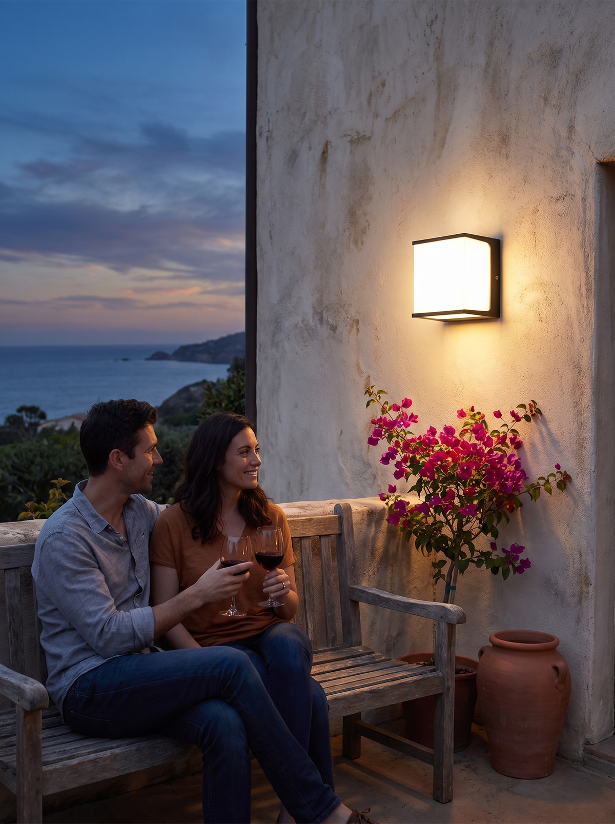 AeroCube LED Outdoor Wall Light lifestyle image 3