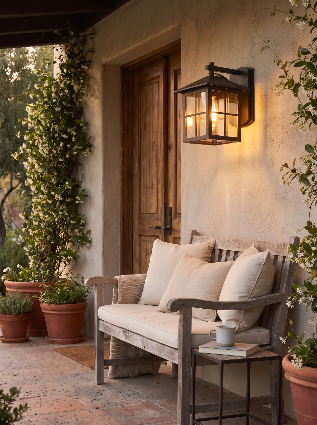 Camden Vintage Outdoor Wall Lantern lifestyle image 1
