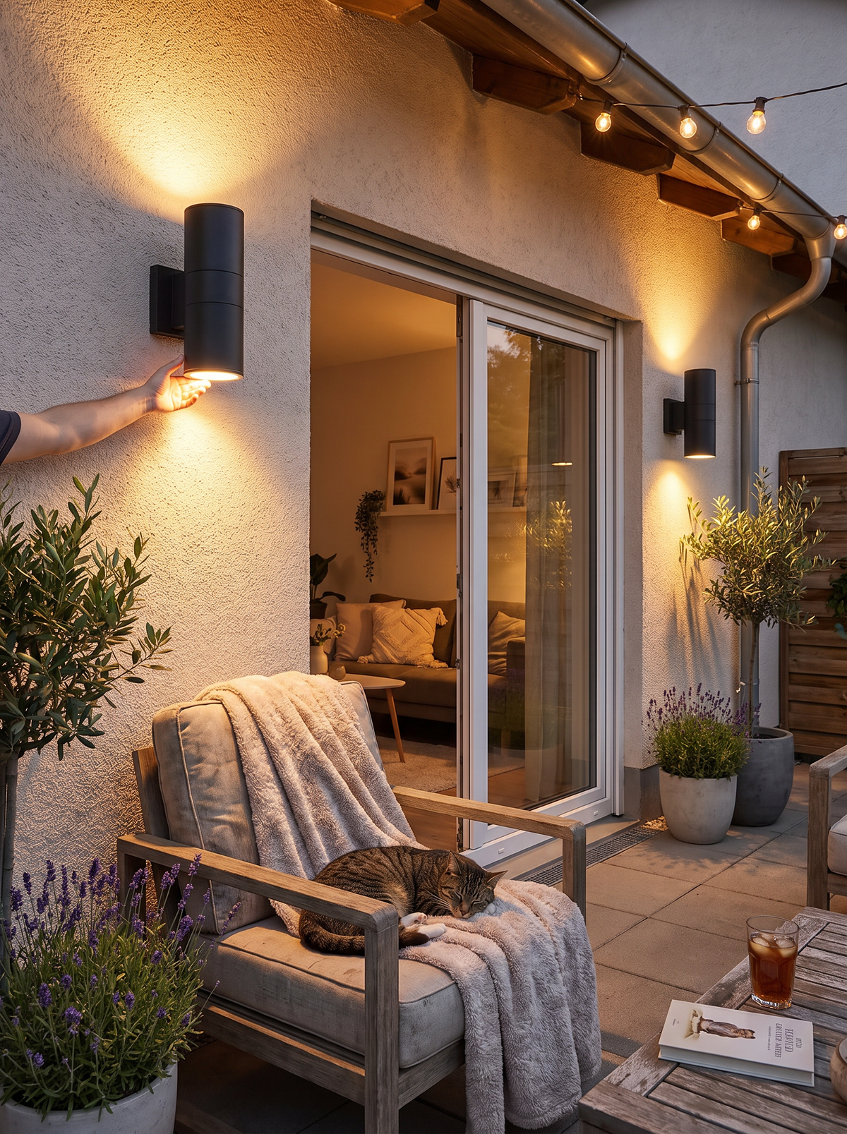 Up and Down Aluminium LED Wall Sconce lifestyle image 3