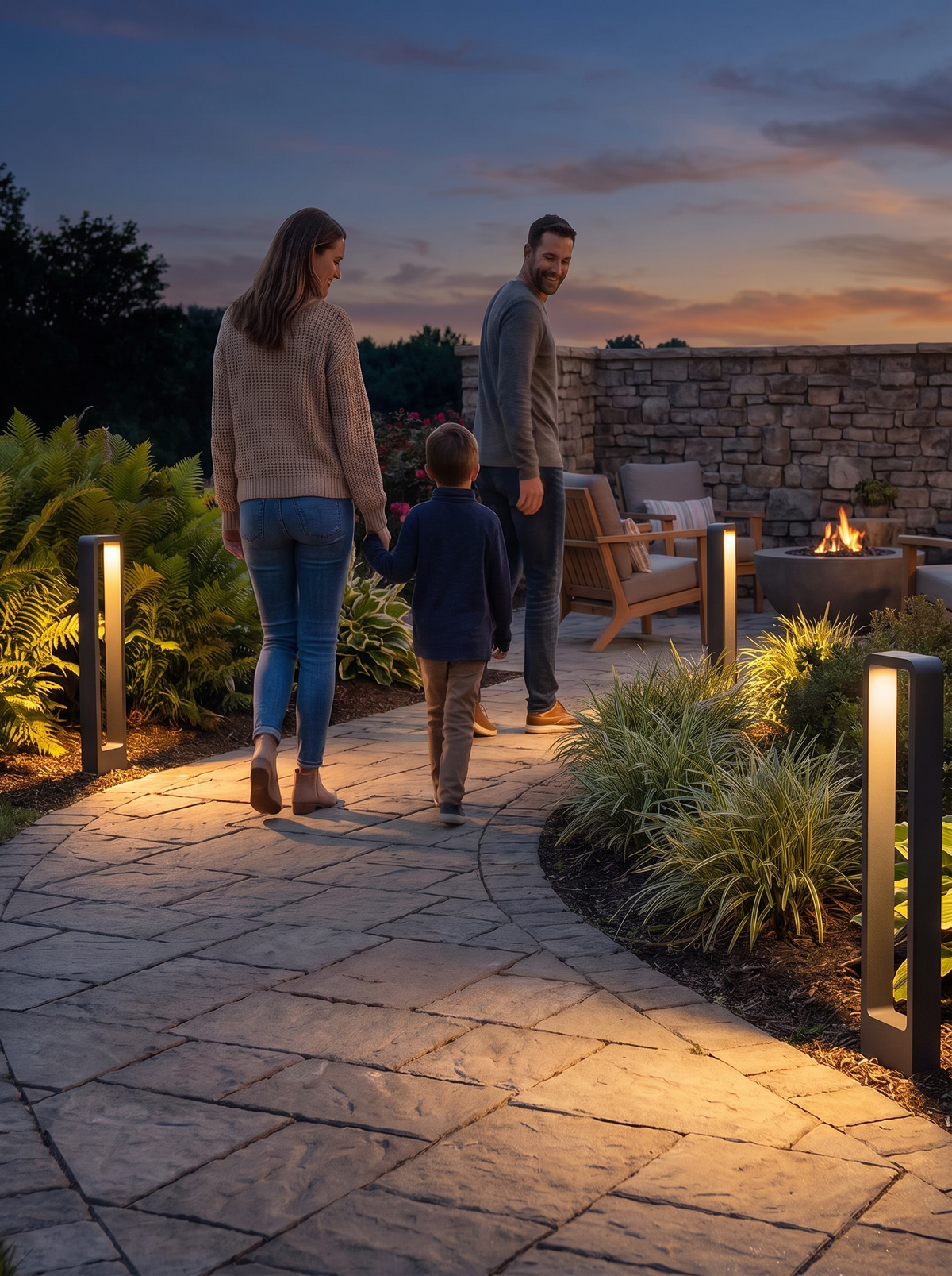 GardenGlow LED Outdoor Ground Light lifestyle image 1