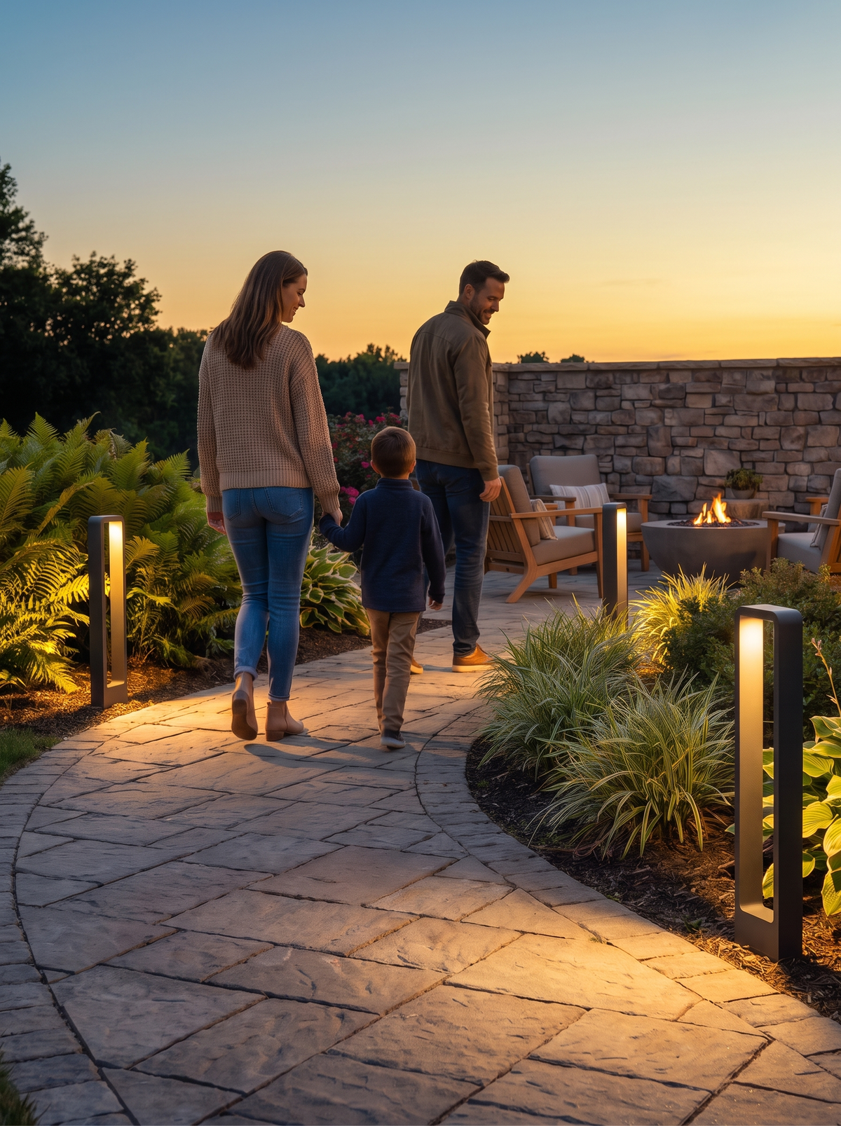 GardenGlow LED Outdoor Ground Light lifestyle image 3