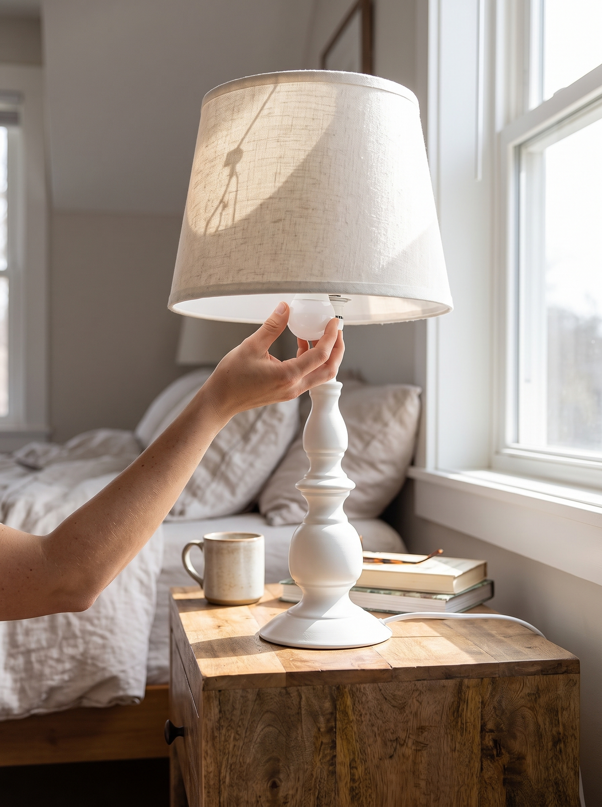 Nordic Resin Desk Lamp Swap The Bulb, Keep The Lamp